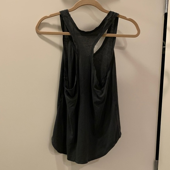 American Eagle Outfitters Dark Grey Racerback Tank Top - Picture 5 of 5